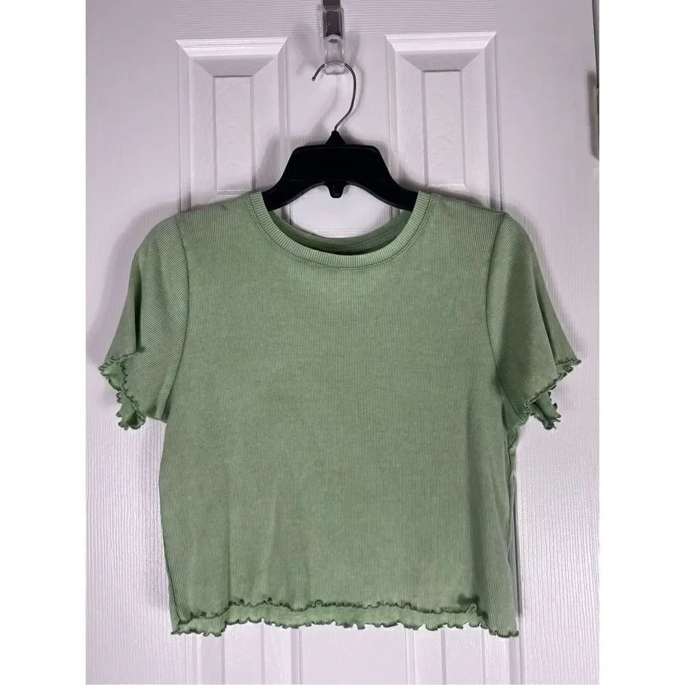Aerie Womens Green Shirt Size M